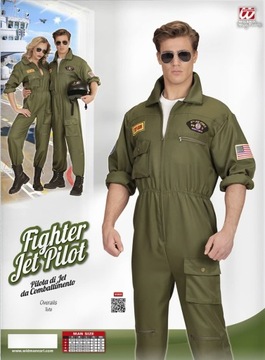 TOP GUN MAVERICK PILOT LOTNIK Mundur Kombinezon Strój Kostium XL XL/XXL XXL