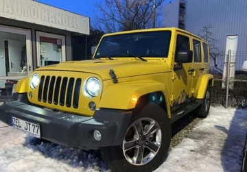 Jeep Wrangler III Unlimited Facelifting 2.8 DOHC I-4 Turbo CRD 200KM 2015 Jeep Wrangler 2.8 CRDI Alu Klima 2XDach S...