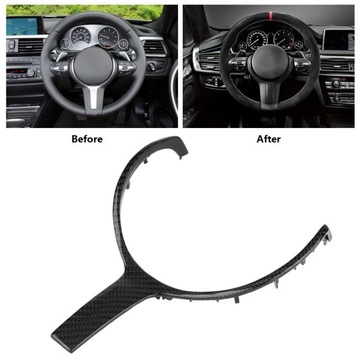 Tapicerka kierownicy z włókna węglowego do BMW F20 F22 F30 F32 F10 HX