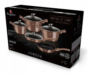 BERLINGER HAUS BH-6191 НАБОР ГРАНИТНЫХ ГОРШКОВ