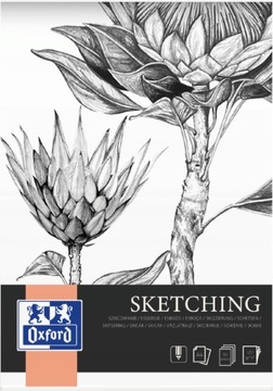 BLOK szkicownik OXFORD SKETCHING A4 120/50 KLEJONY