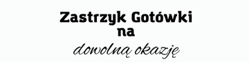 ZASTRZYK GOTÓWKI na dowolną okazję 5 strzykawek 22ml KOMPLET