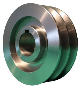 Koło pasowe fi 130 2x13 otw 28 STALOWE