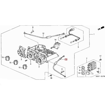 НАГРЕВАТЕЛЬНЫЙ КАБЕЛЬ | CIVIC VII 01-05 ХЭТЧБЕК ЕС EP