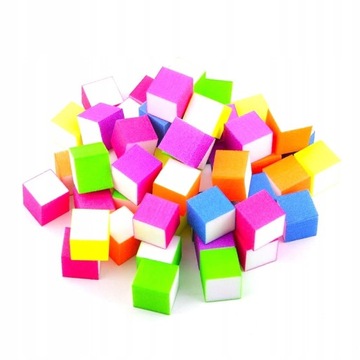 25 мини-кубов полировального блока для ногтей