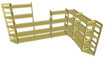 Офисная полка, офисная мебель, деревянная полка, МОДУЛЬНЫЕ, ЦЕЛЫЕ ПОЛКИ, удлинение