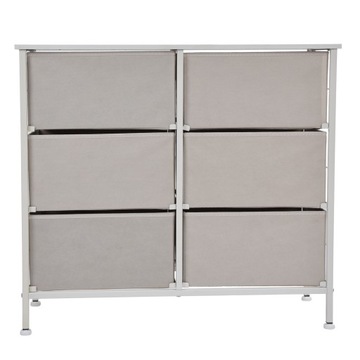 3-х уровневый комод с 6 ящиками из нетканого материала с ручками Hom.