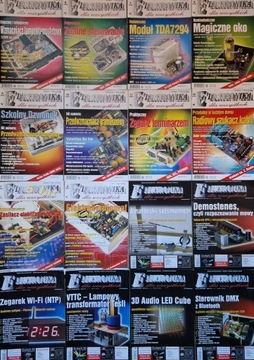 ELEKTRONIKA DLA WSZYSTKICH miesięcznik - 16 NUMERÓW 2001 / 2003 / 2016