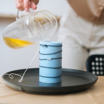 Kerasoy Pillar натуральный соевый воск для отдельностоящих свечей 1кг