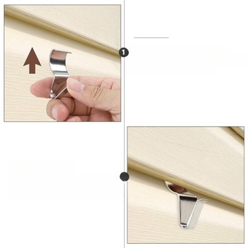 КРЮЧКИ-ГИРЛАНДЫ ДЛЯ НАРУЖНОГО ШКАФА БАЛКОНА СКРЫТОЙ НЕРЖАВЕЮЩЕЙ СТАЛИ