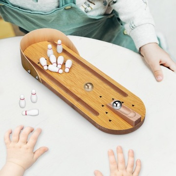 БОУЛИНГ МАЛЕНЬКИЕ РОЖДЕСТВЕНСКИЕ ИГРУШКИ ПАЛЬЧИКОВАЯ ИГРА