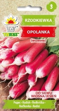 Nasiona Rzodkiewka Opolanka Podłużna 10g