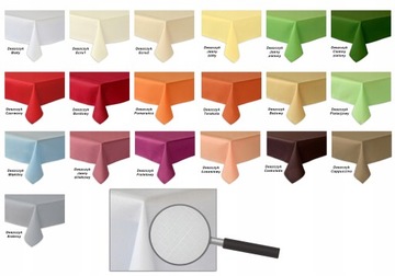 Скатерть устойчивая к пятнам - 150X350 - SOLID Smooth БЕЛАЯ