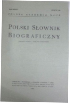 Polski Słownik Biograficzny Tom XXXI/1 nr 130/1988