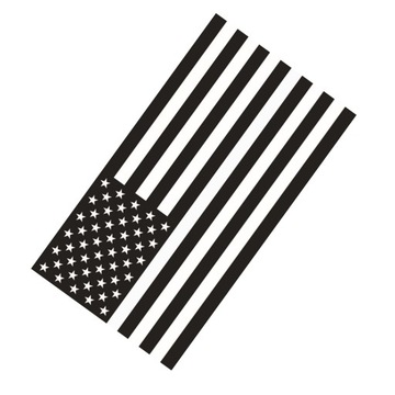 KALKOMANIA NA SAMOCHODY NAKLEJKA NA SZYBĘ SAMOCHODU FLAGA NARODOWA USA
