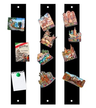 Магнитная доска для Travel Magnets 60х80 см от Holidays, черная