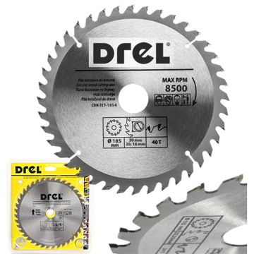 TARCZA DO DREWNA PIŁA WIDIOWA 185 X 30 mm 40T