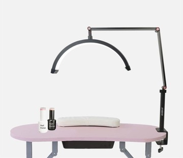 Andoer HD-M3X Настольный светодиодный видеосветильник Полумесяц