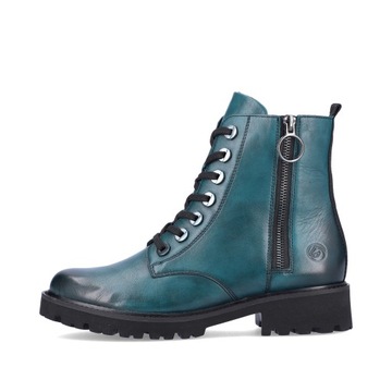 RIEKER - REMONTE damskie buty, botki blue D8671-12