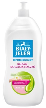 Balsam do mycia naczyń Biały Jeleń 1L Hipoalergiczny z Rumiankiem