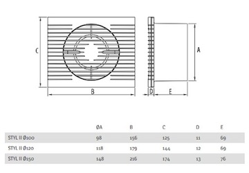 DOSPEL fi 100 вентилятор для ванной комнаты, таймер, датчик