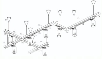 Комплект блока питания конфигурируемого профиля системы 923