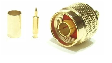 Złącze męskie wtyk N zaciskany H155 RF240 zł(1206)