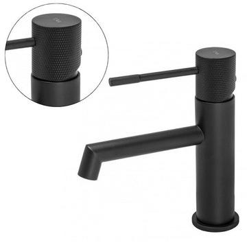 BATERIA UMYWALKOWA STOJĄCA ŁAZIENKOWA CZARNA LOFT