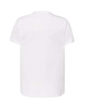 Męski T-shirt Koszulka V-Neck BIAŁA XL