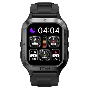 Умные часы MAXCOM Fit FW67 Titan Pro Графитовый, прочный