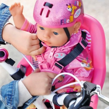 Розовое велосипедное сиденье с ремнями BABY Born для кукол ростом 36 и 43 см 834329