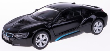 МОДЕЛЬ BMW I8 МЕТАЛЛ МАСШТАБ 1:36 KINSMART ЧЕРНЫЙ