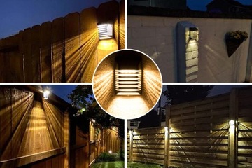 НАСТЕННЫЙ СВЕТИЛЬНИК СОЛНЕЧНЫЙ СВЕТОДИОДНЫЙ САДОВЫЙ СВЕТИЛЬНИК, ДЕКОРАТИВНЫЙ НАРУЖНЫЙ С ДАТЧИКОМ СУМЕРКИ