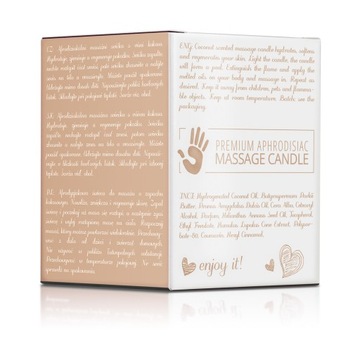 Magnetifico Наслаждайтесь! Массажная свеча Массажная свеча Кокос 70мл SHS