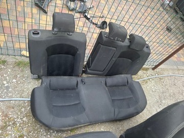 Nissan Qashqai I J10 WNĘTRZE ŚRODEK KANAPA FOTELE MATERIAŁ UK