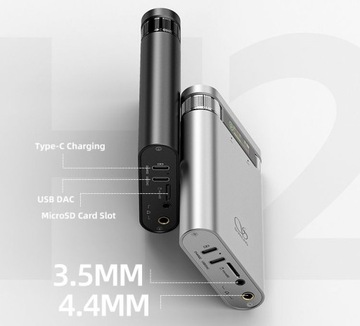 Shanling H2 серебристый ЦАП/AMP CS43198 BT LDAC