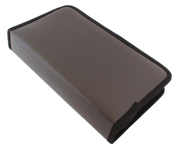 AG428A Etui na płyty 80 płyt cd/dvd brąz