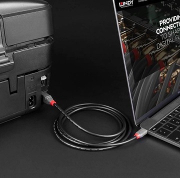 Lindy 36941 Кабель Anthra Line USB 2.0 C-B — 1 м