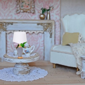 4 шт. DIY миниатюрные лампы для кукольного дома с реалистичной детализацией