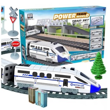 Elektrická vláčkodráha Vlak Obrovský tunel Zvedací most 914 cm Vagóny