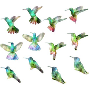 Магнитные наклейки Птицы-магниты 12 шт.