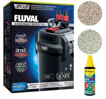 FLUVAL 207 FILTR ZEWNĘTRZNY 780l/h + MEGA GRATISY