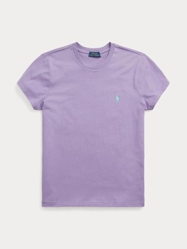 t-shirt damski polo ralph lauren premium koszulka damska fioletowa logo