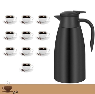 ТЕРМОКУВШИН, НЕРЖАВЕЮЩАЯ СТАЛЬ, КУВШИН ДЛЯ КОФЕ, С ВАКУУМНОЙ ИЗОЛЯЦИЕЙ