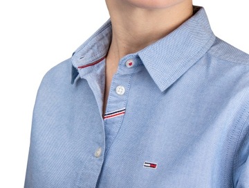 Koszula damska Tommy Jeans LADIES OXFORD SHIRT SKY BLUE