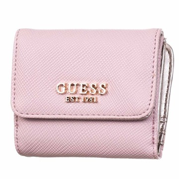 GUESS PORTFEL DAMSKI LAUREL SLG CARD PINK