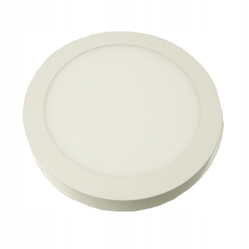 LAMPA NATYNKOWA Panel Gerrit 18W LED 230V 3000K biały ø21cm Okrągła
