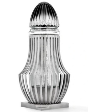 znicz lampion duży 40 cm memento mori srebrny