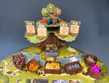 Pojemniki na zasoby do gry Everdell