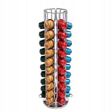 STOJAK NA KAPSUŁKI NESPRESSO 60SZT. 4 KOLUMNY